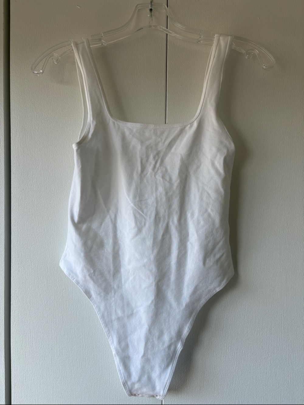 NWT Aerie Women’s White One-Piece Thong Bodysuit. New. Never Worn Tags On. Sz Sm